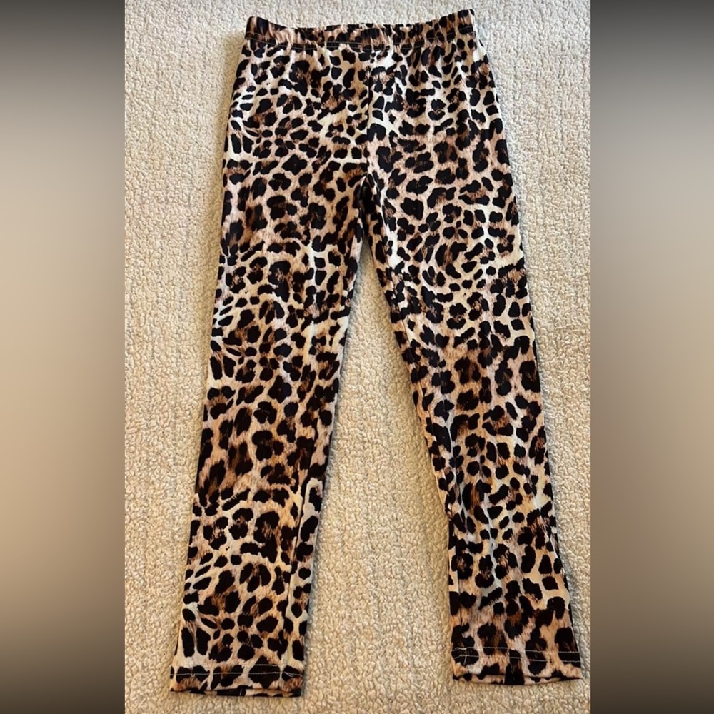 Leopard Print Leggings-Like New